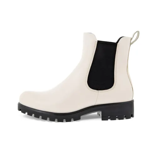 Ecco Modtray Короткий Челси Женские Белый известняк