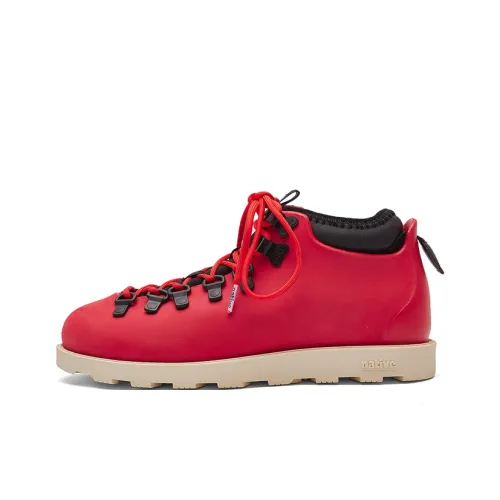 Native Shoes Fitzsimmons Мартинсы Красный Унисекс