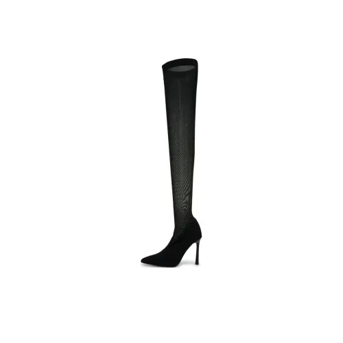 STEVE MADDEN Over The Knee Boots 10,5cm Женские Черные