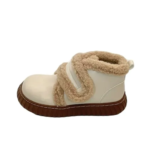 EEueeczs Термические Увеличивающие Высота Короткие Снежные Ботинки Женские