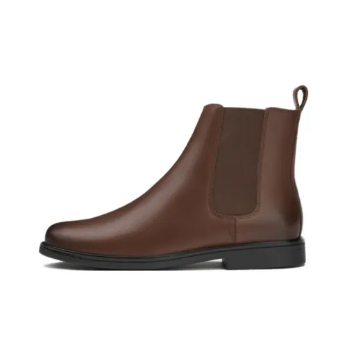 Clarks Короткий Челси Мужской Коричневый