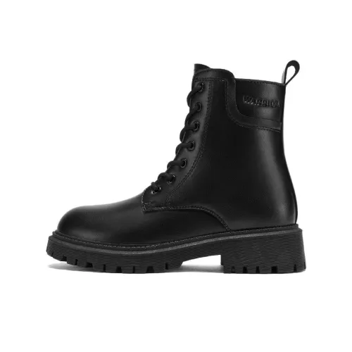 Warrior Короткий MID Голень Martin Boot 4,5 см Женские Черный