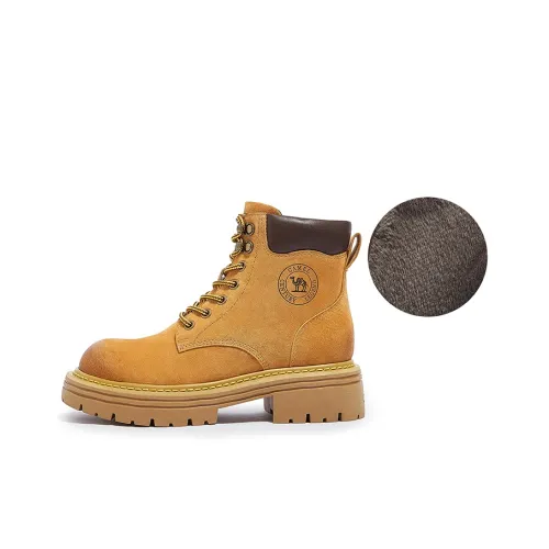 CAMEL Danxia утепленный флисом Мартин ботинок 4,5 см женский