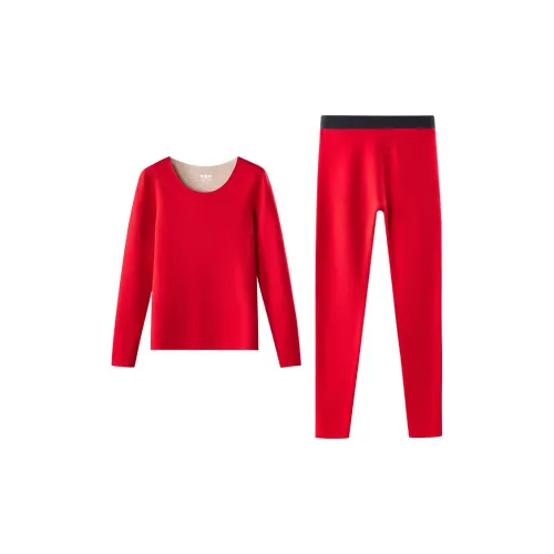 H YXIANG Термический комплект женский китайский красный