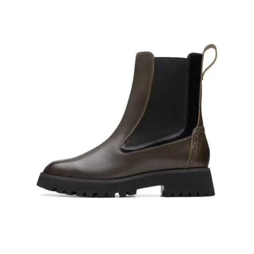 Clarks Челси Зеленый 261747104 Женские
