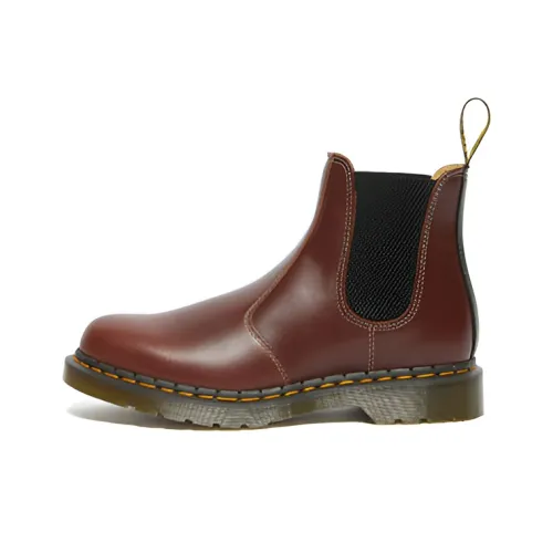 Dr.Martens Короткий Челси Мужской Коричневый