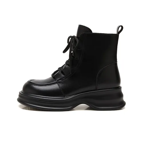 ACESC Короткий Мартин Boot Женские Черный