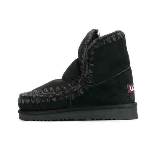 MOU Ботильоны Черные Женские