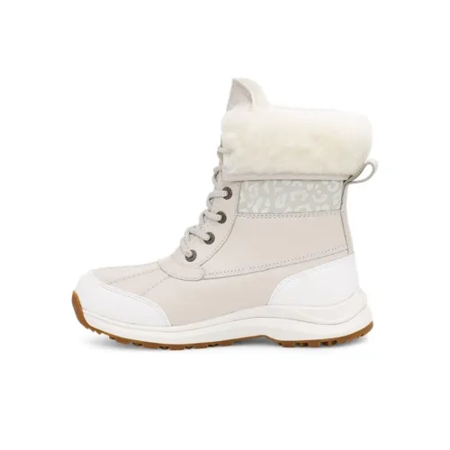 UGG Adirondack Термический Устойчивый к истиранию Противоскользящий Короткий Снегобут Женские Белые
