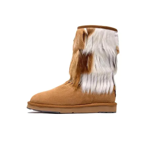 AU MU Термические Crew Сноубутсы Женские Каштановый