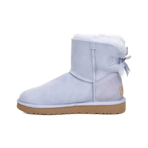 UGG Mini Bailey Bow II Мини Baley Bow II Crew Сноубутсы Женские Свежий Синий