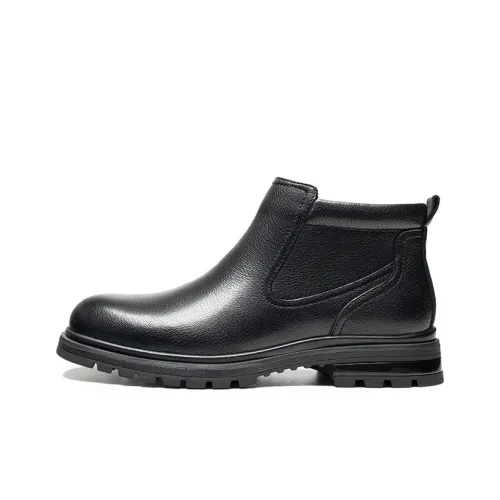 HARSON Ботильоны Черный флис Мужской