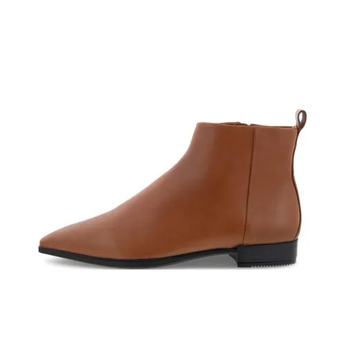 Ecco Коррекция фигуры 20 Ботильоны Женские Тыква Коричневый