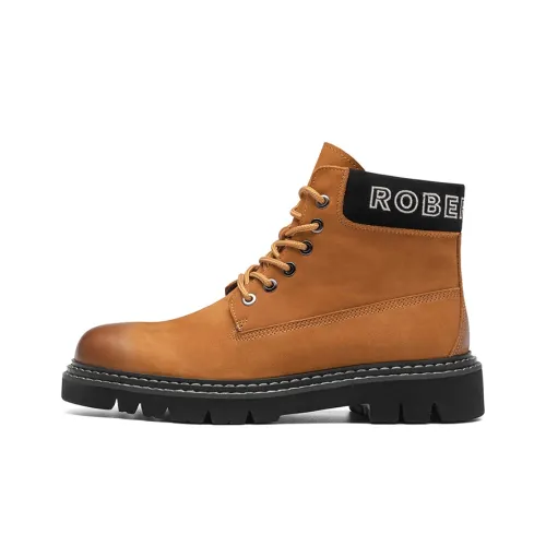 Roberta Di Camerino Короткий Мартин Ботин Мужской Земляной Желтый