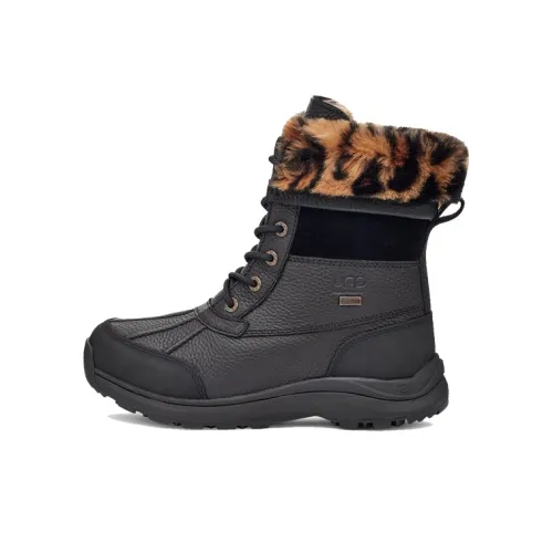 UGG Термический Устойчивый к истиранию Противоскользящий Короткий Снегобут Женские Черный