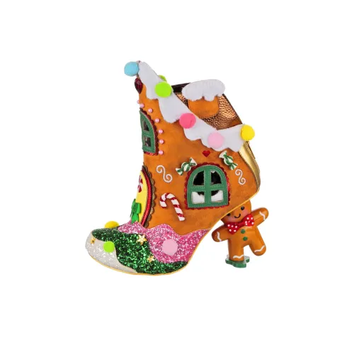 IRREGULAR CHOICE Ботильоны Оранжевый/Зеленый Женские