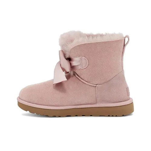 UGG Теплоизоляционный Аbrasion Resistant Покрытие Slip Resistant Короткий Сноубутсы Женские Кристально-розовый