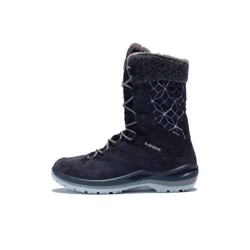 Lowa Barina III GTX Slip-Resistant Abrasion-Resistant High Top Streetwear Women's Black Лова Барина III GTX Противоскользящий Устойчивый к износу Высокий Топ Уличная Обувь Женская Черная