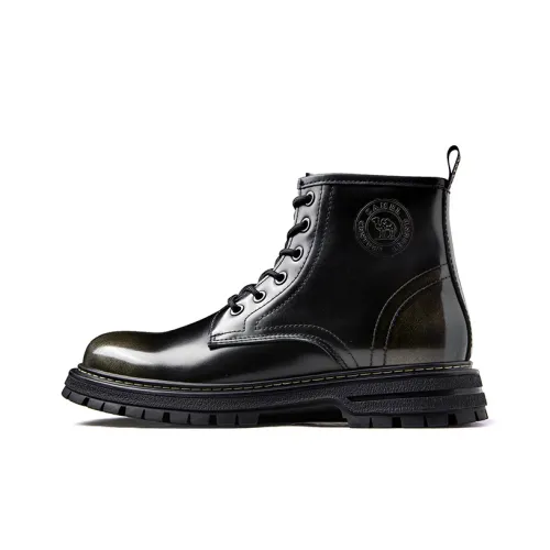 CAMEL Ankle Boot Martin Мужской Черный Серый