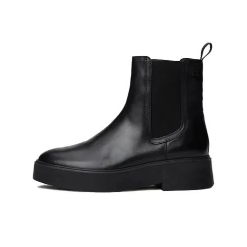 Tommy Hilfiger Короткий Челси Женские Черный