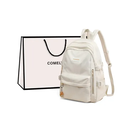 COMELY Ткань Рюкзак Ноутбук Сумка Рюкзак Стандартный Женский Экрю