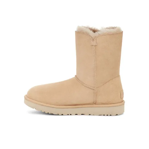 UGG Bailey Теплоизоляционные Slip-Resistant Покрытие Crew Сноубутсы Женские Светло-Желтые