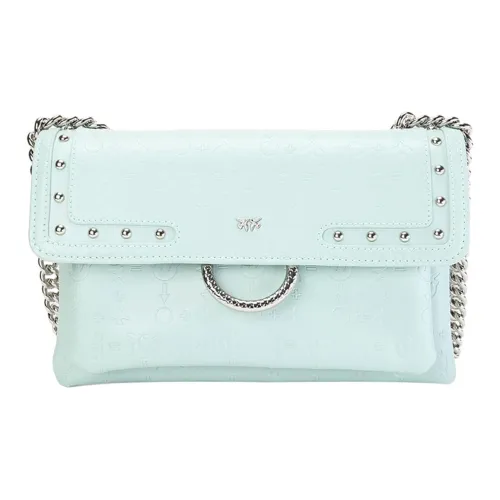 PINKO SOFT Кожа Подушка Сумка Swallow Сумка Сумка через плечо Сумка на плечо Средний Женская Мятно-зеленый
