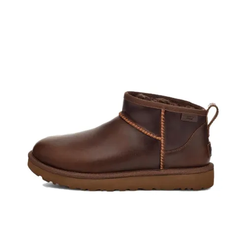UGG CLASSIC ULTRA MINI Короткий Снегокат Унисекс Коричневый