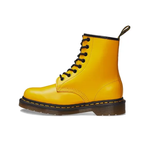 Dr.Martens 1460 VIBRANT COLOR Collection Короткий Мартин Ботинок Унисекс Желтый