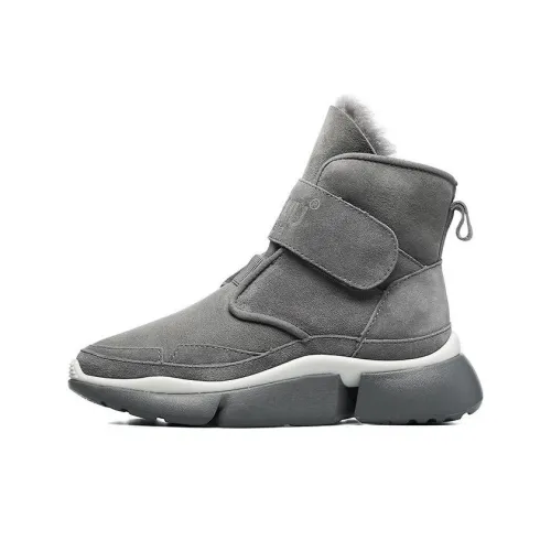 AU&MU Сноубутсы Серые Женские