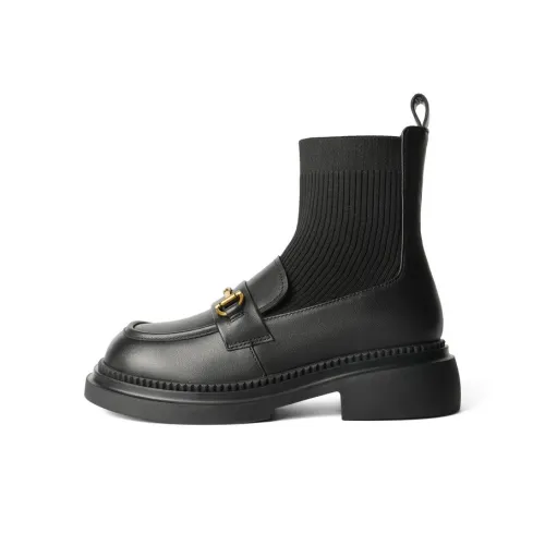 BELLE Botильоны 5 см Женские Коричневый Черный