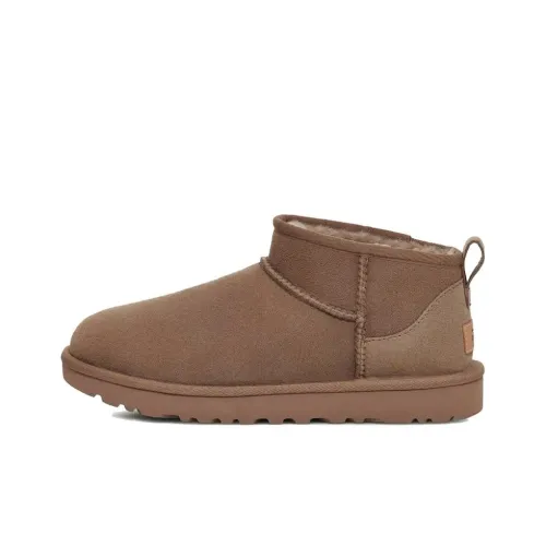 UGG CLASSIC ULTRA MINI Термостойкие Ботинки для снега Женские Резак Коричневый