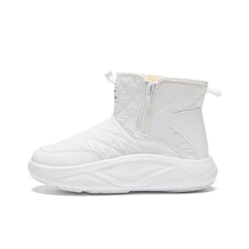 Warrior Утолщенный и с флисовой подкладкой термический устойчивый к истиранию короткий сноубутс женский белый