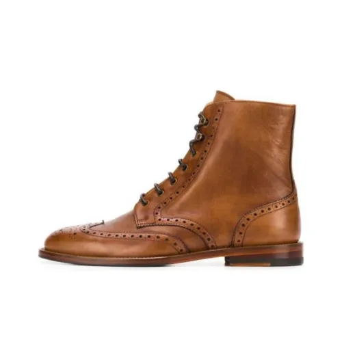 SCAROSSO Ботильоны 2 см Женские Коричневые