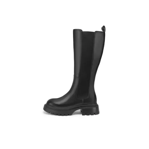 C°BANNER Колено Высокие сапоги 5 см Женские Черный