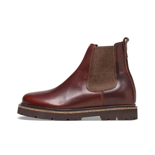 Birkenstock Highwood Slip On Короткий Челси Женские Коричневый Узкая версия