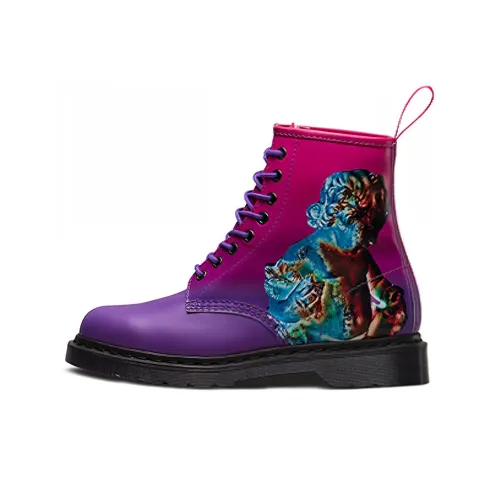 Dr.Martens 1460 Technique Короткий Мартин Ботинок Мужской Фиолетовый