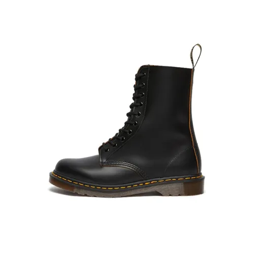 Dr.Martens 1490 Винтаж Короткий Мартин Ботинок Унисекс Черный
