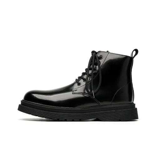 Product B Короткий Мартин Ботин Мужской Черный
