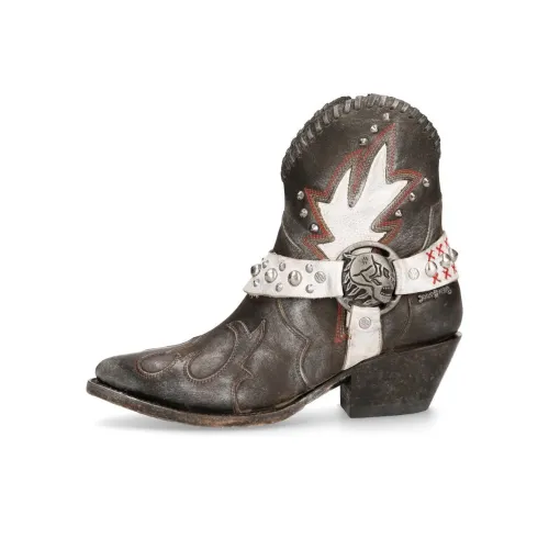 NEW ROCK Ботильоны Женские Умбра