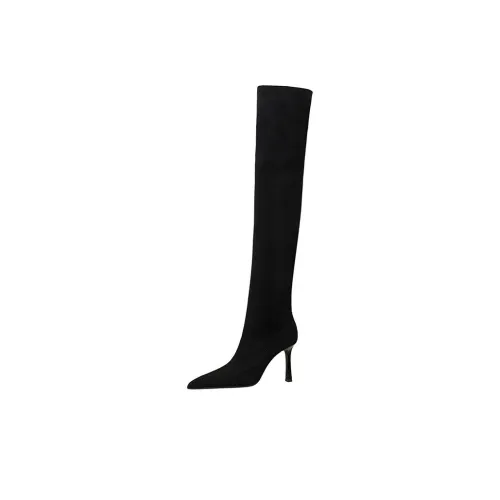 BIGTREE Over The Knee Boots 9,5cm Женские Черные