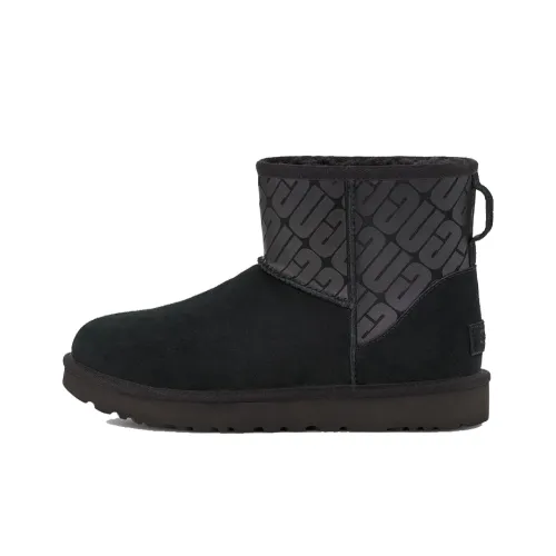 UGG CLASSIC MINI 2 Теплоизоляционный Аbrasion Resistant Покрытие Slip Resistant Короткий Сноубутсы Женские Черный