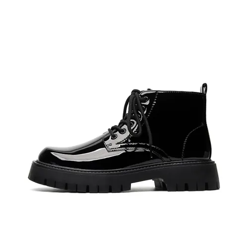 GZZ Мужские ботинки Martin, черные