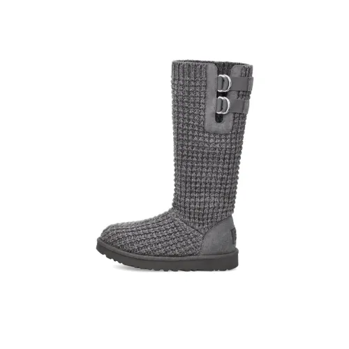 UGG CLASSIC TALL II Термическое Аbrasion-Resistant Покрытие Высокие Снежные Ботинки Женские Серые