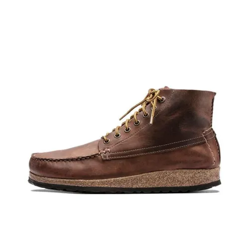 Ботильоны Birkenstock унисекс коричневые стандартные