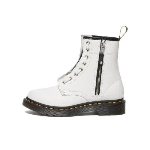 Dr.Martens 1460 Короткий Мартин Ботинок Женские Белые