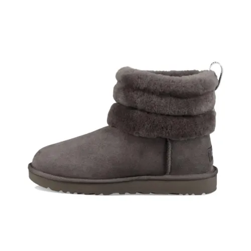 UGG CLASSIC MINI Термический Короткий MID Ботинки для снега Женские Серый Коричневый