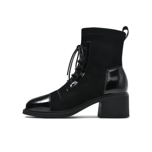 CAMEIDO Мартинсы Черные Женские