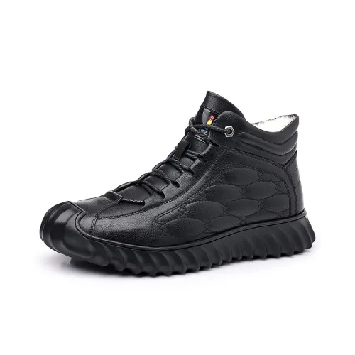 Poitulas Slip-resistant Thermal Cushioning Short Snow Boots Men's Поитулас Противоскользящие Термические Амортизирующие Короткие Снежные Ботинки Мужские