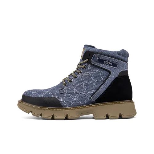 Lee Short Martin Boot Low Heel Men's Dark Blue